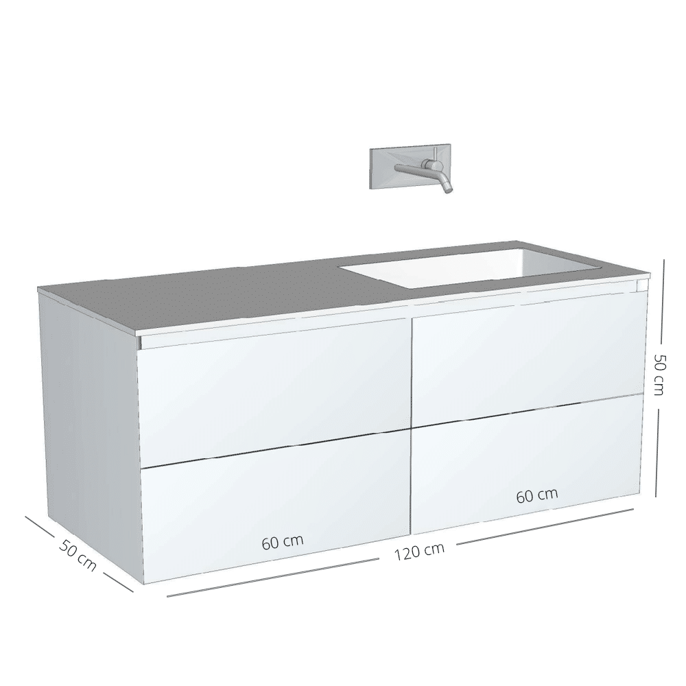 ENZO Antico, røget eg badmøbel