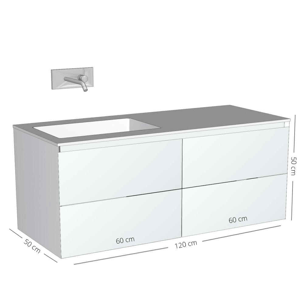 ENZO Antico, røget eg badmøbel