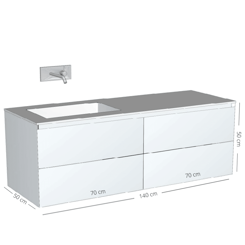 ENZO Antico, røget eg badmøbel