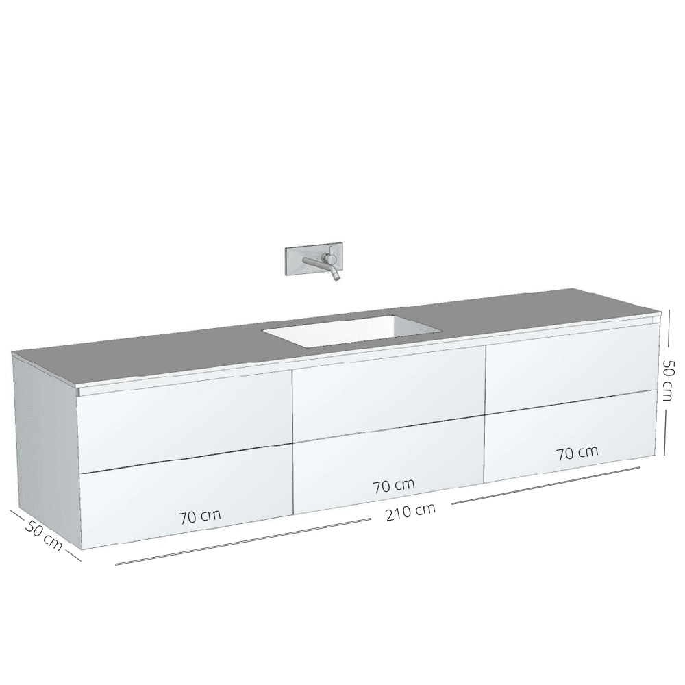 ENZO Antico, røget eg badmøbel