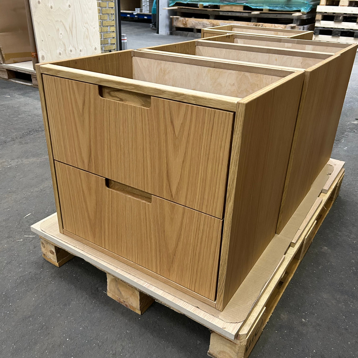OUTLET ALMA 3931 Snedker badmøbel - Eg Naturolieret - 60 x 40 cm
