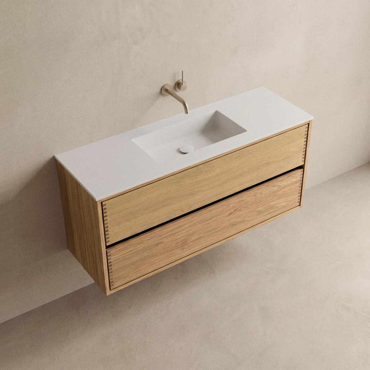Nr. 4914 Snedker Badmøbel 120 cm CENTER