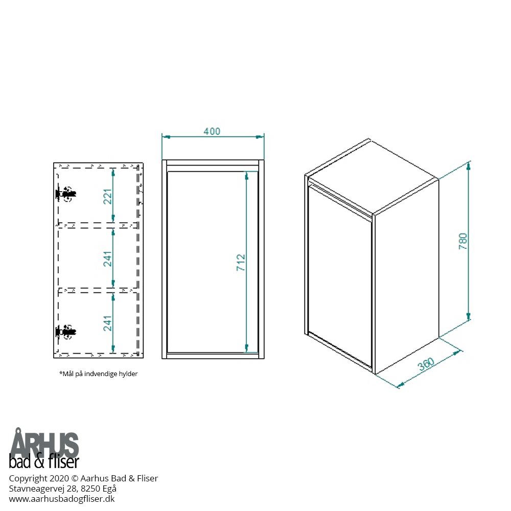 Snedker sideskab 4923