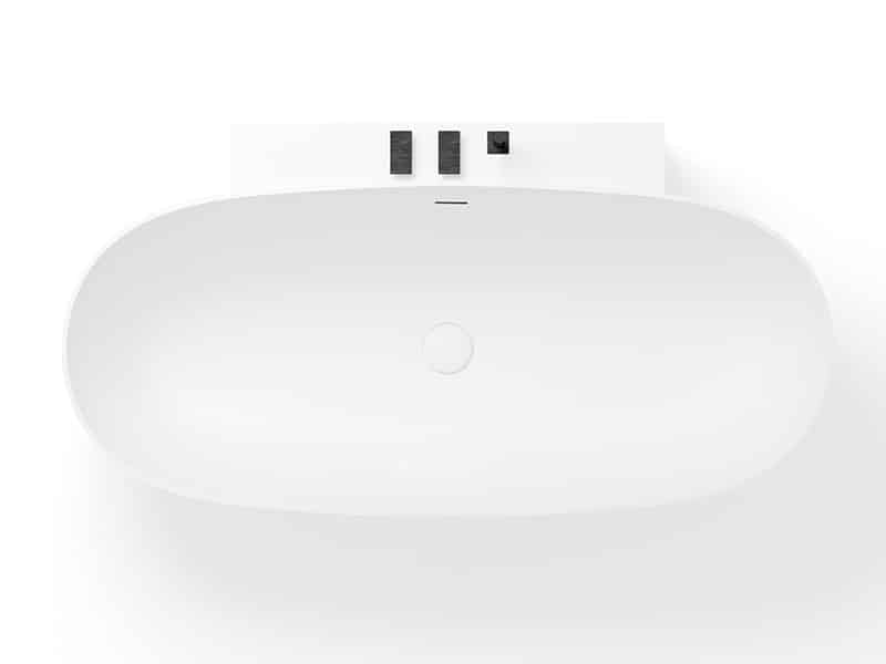 Alessa panelled - On wall badekar