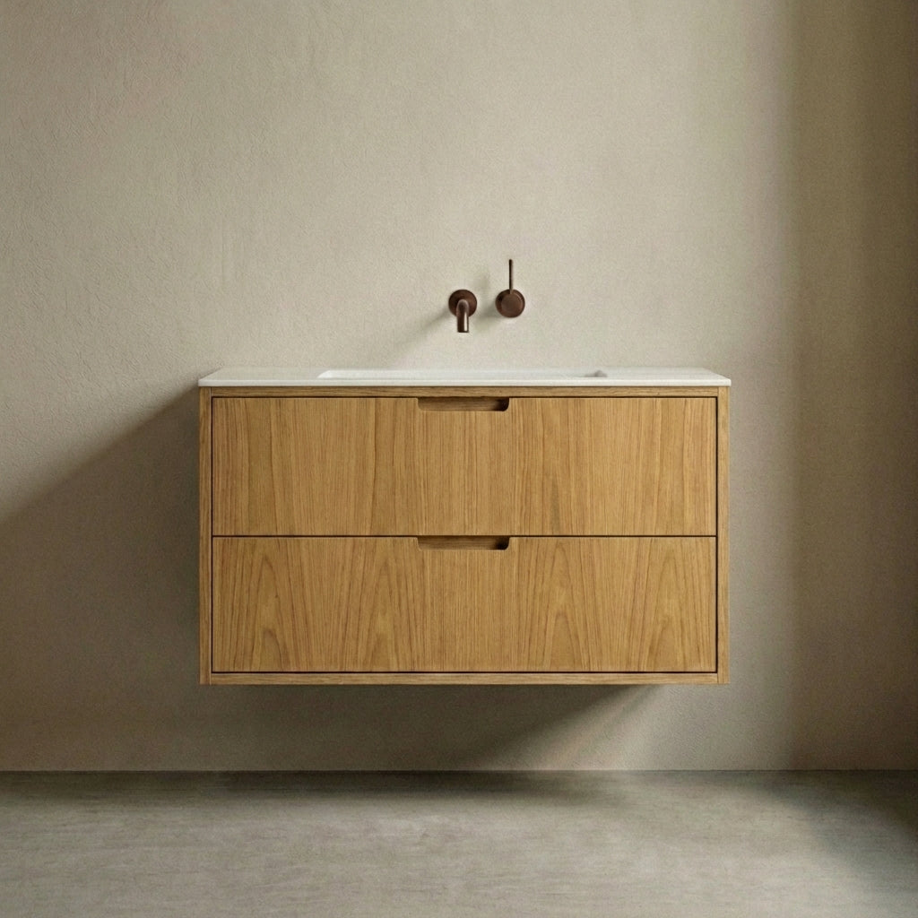 ALMA 3981 Snedker Badmøbel - Lys - 100 x 50 cm