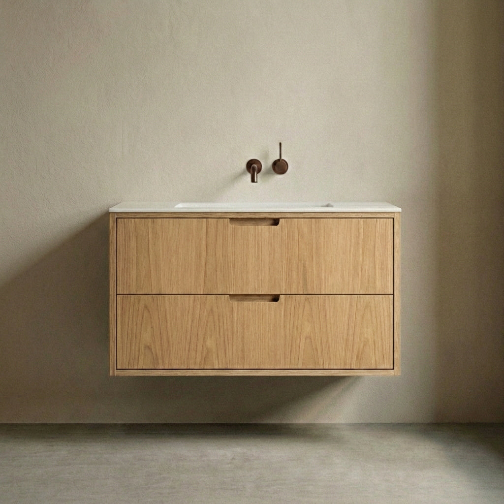 ALMA 3913 Snedker Badmøbel - Lys - 90 x 40 cm