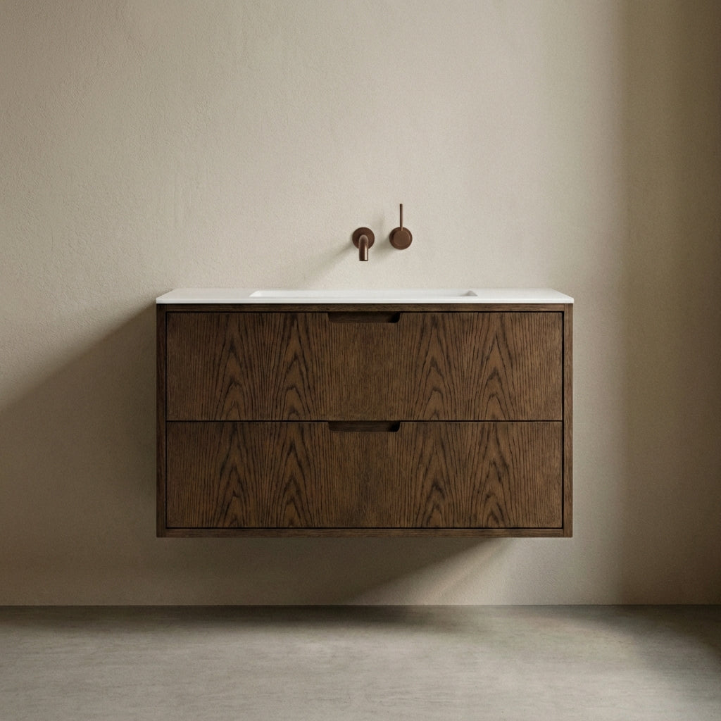 ALMA 3902 Snedker Badmøbel - Mørk - 90 x 50 cm - LIMITED EDITION