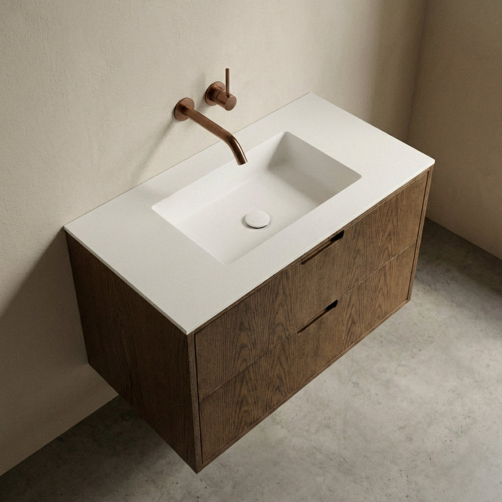 ALMA 3902 Snedker Badmøbel - Mørk - 90 x 50 cm - LIMITED EDITION