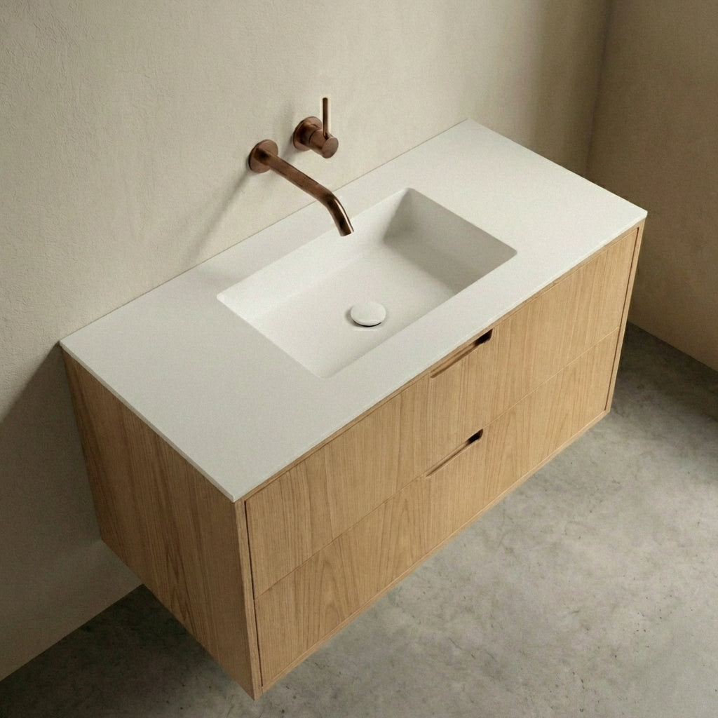 ALMA 3903 Snedker Badmøbel - Lys - 120 x 50 cm