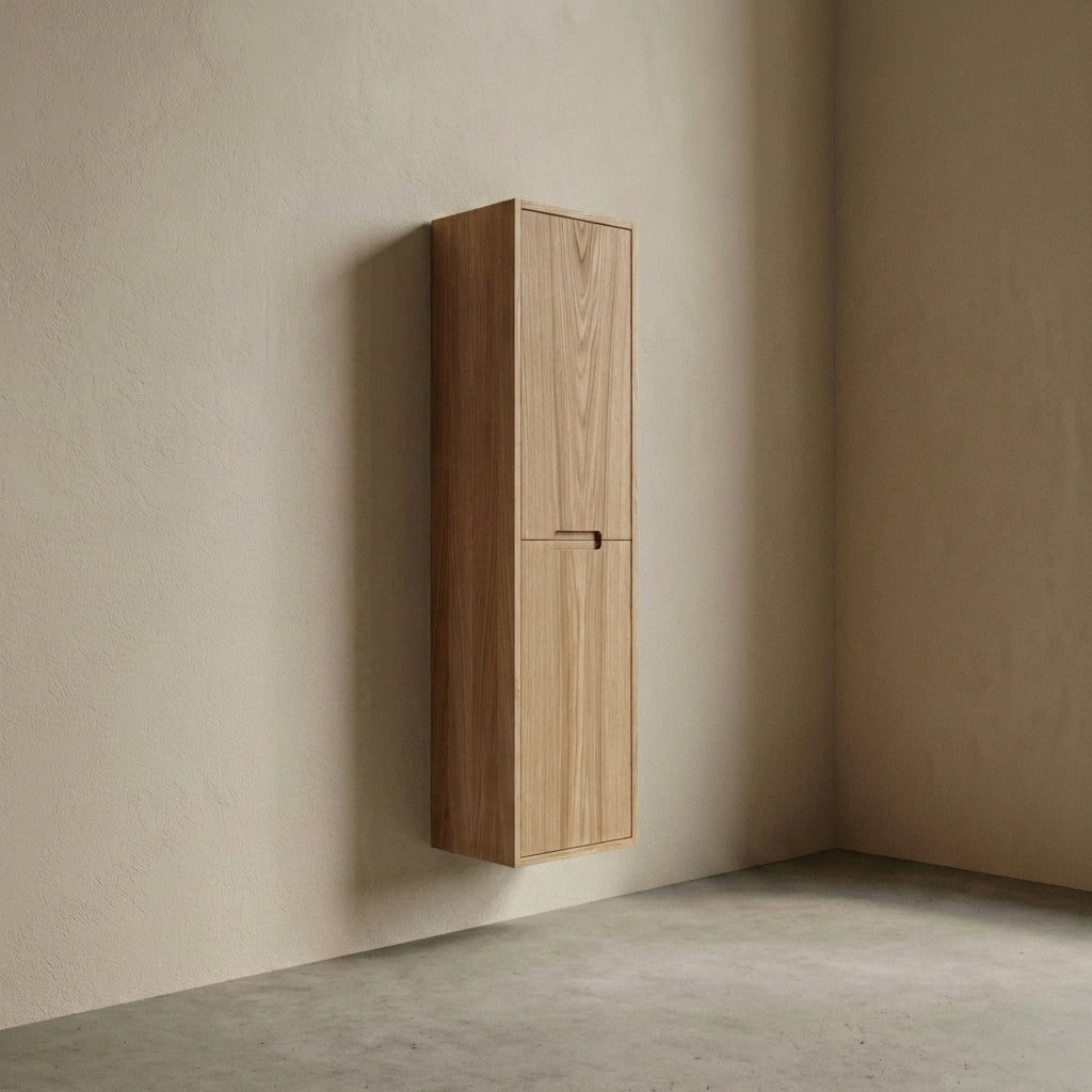 ALMA 3922 Snedker Højskab med Låger - Lys - 40 x 156 cm