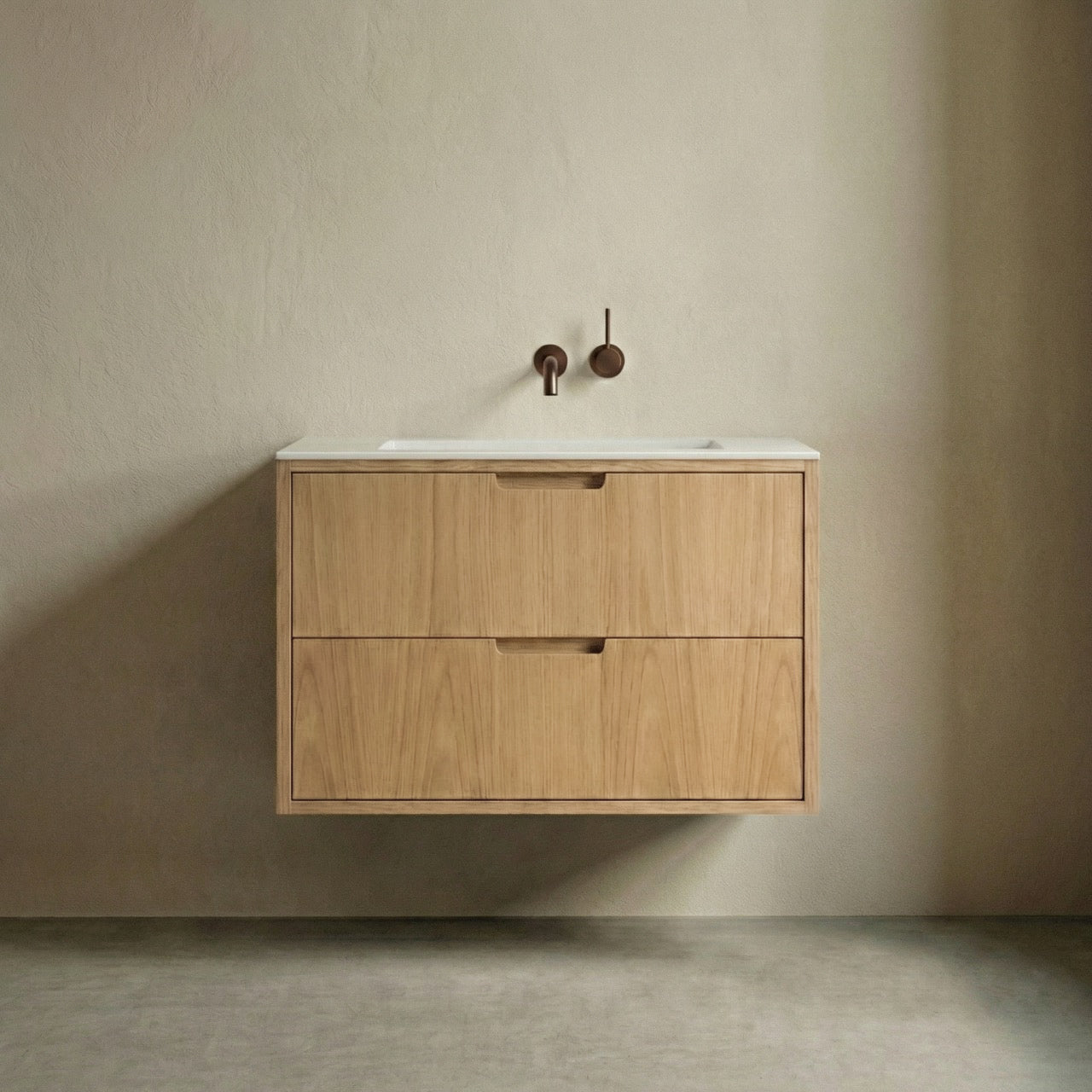 ALMA 3982 Snedker Badmøbel - Lys - 80 x 40 cm