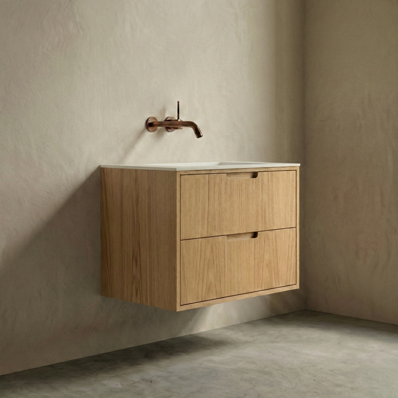 ALMA 3901 Snedker Badmøbel - Lys - 70 x 50 cm