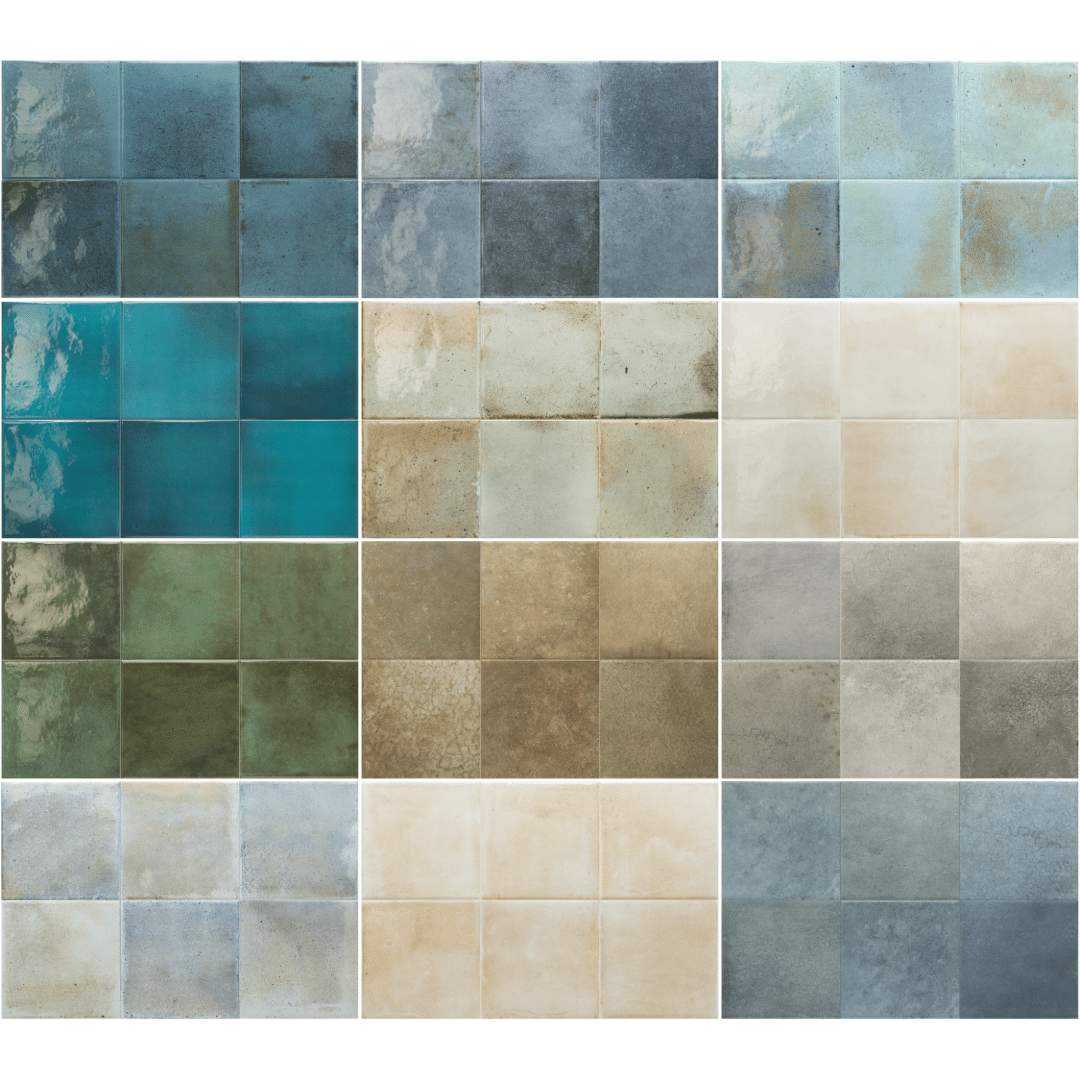 firkantet vægflise med mat eller blank overflade til badeværelse eller køkkenet