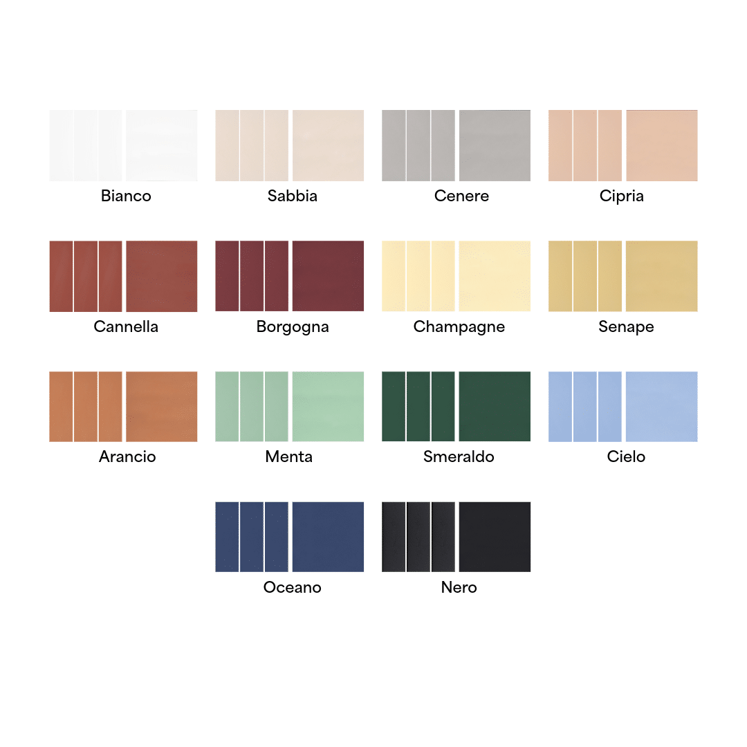 Block farvekort til vægfliser