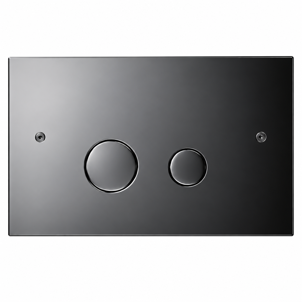 OUTLET - Tapwell betjeningsplade DUO 112 SIGMA, Black Chrome