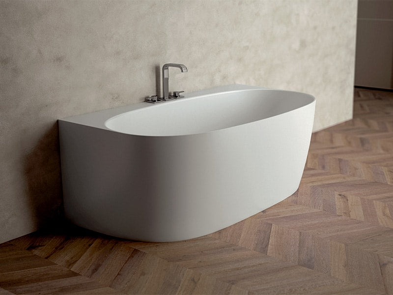 Emilia - On wall badekar - 158×86