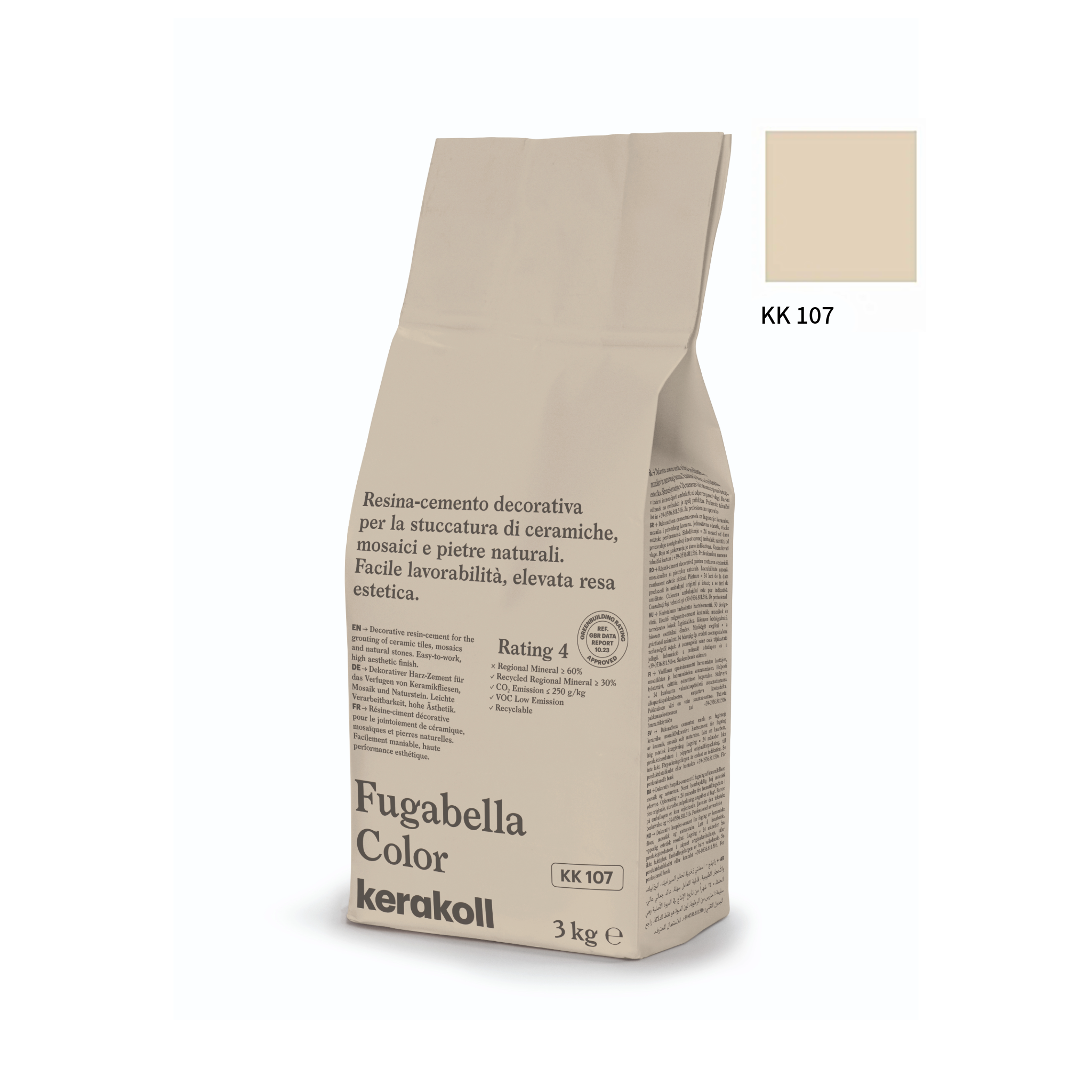 Kerakoll Fugabella Color cementfuge - 50 farver