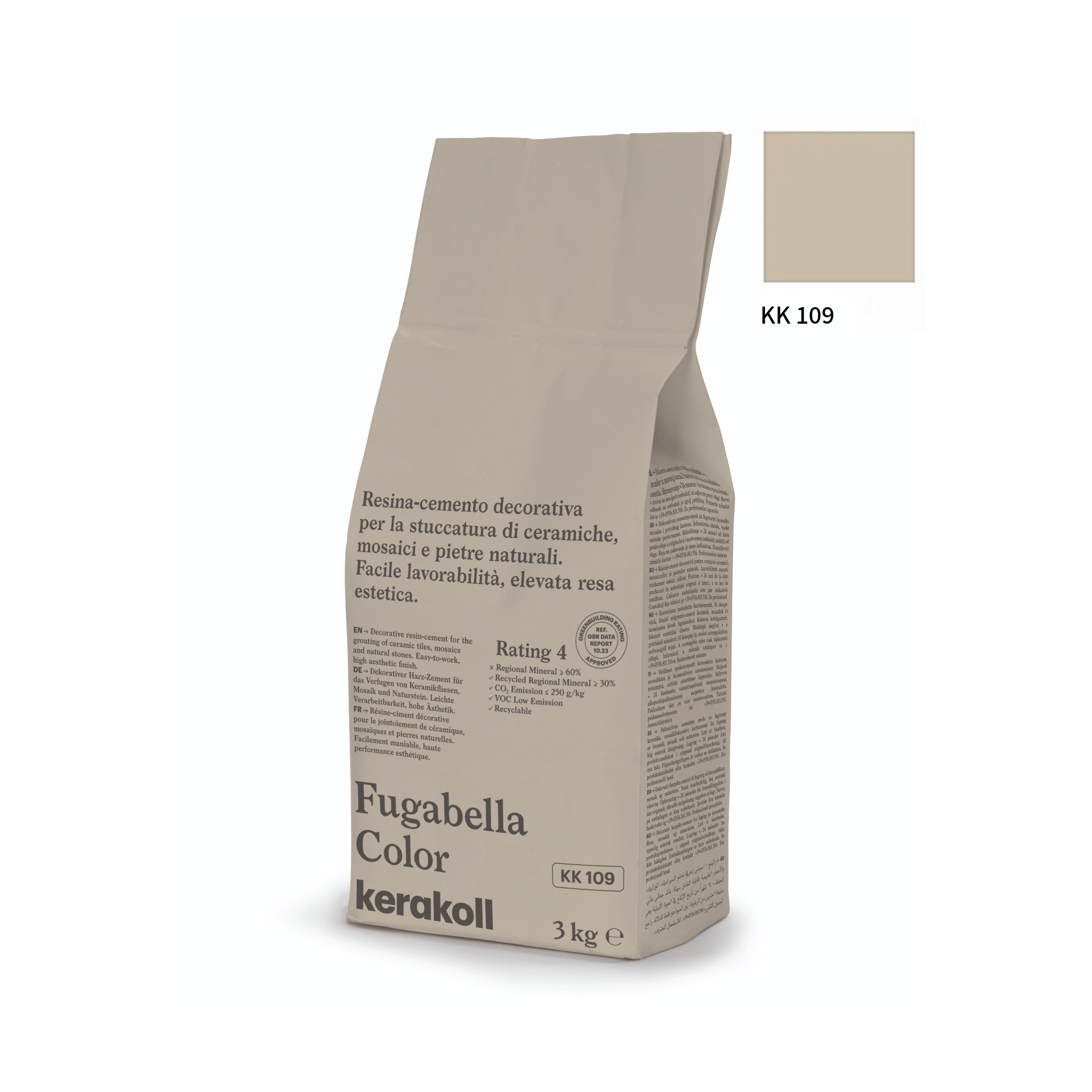 Kerakoll Fugabella Color cementfuge - 50 farver