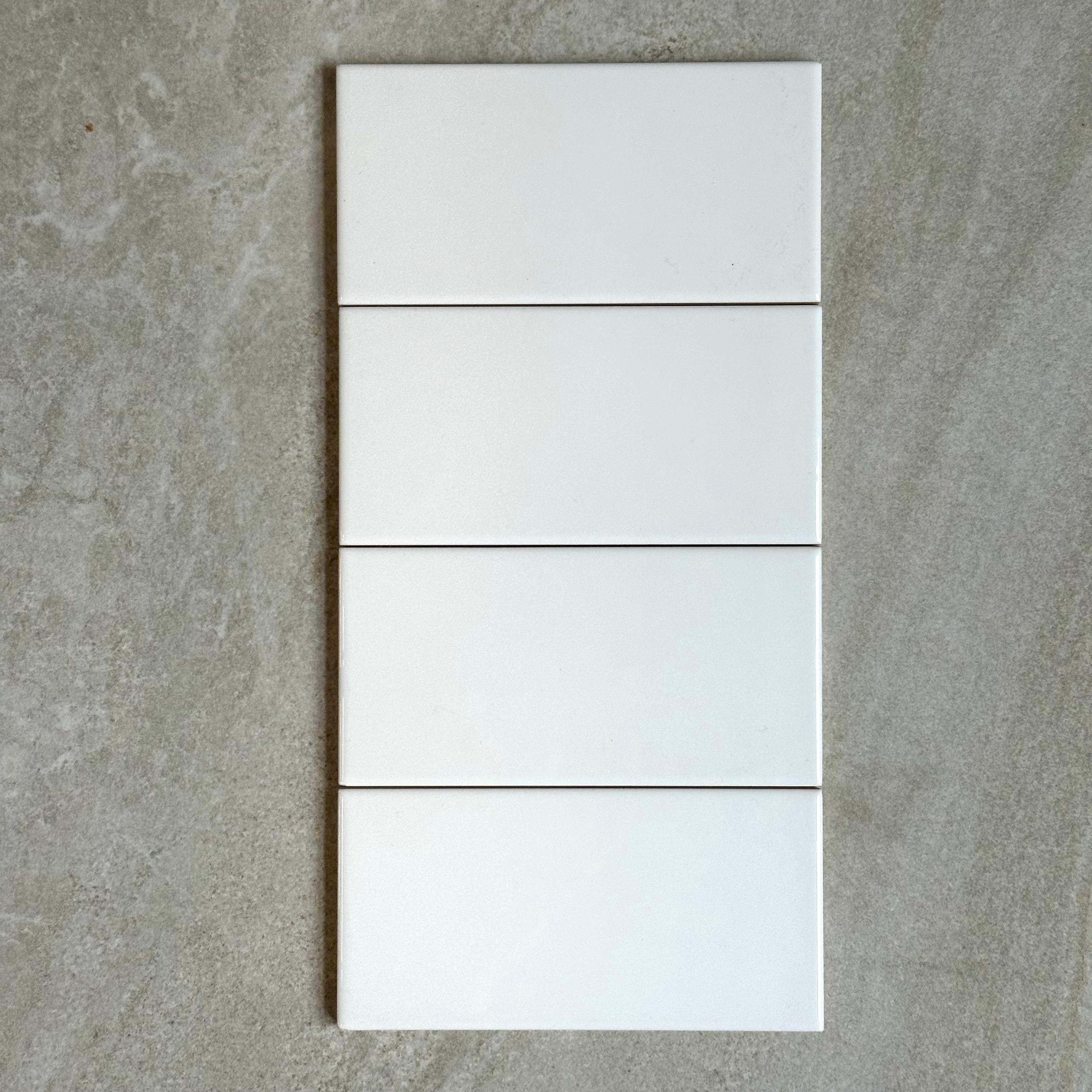 Hvid Blank 7,5 x 15 cm (1,5 m2)