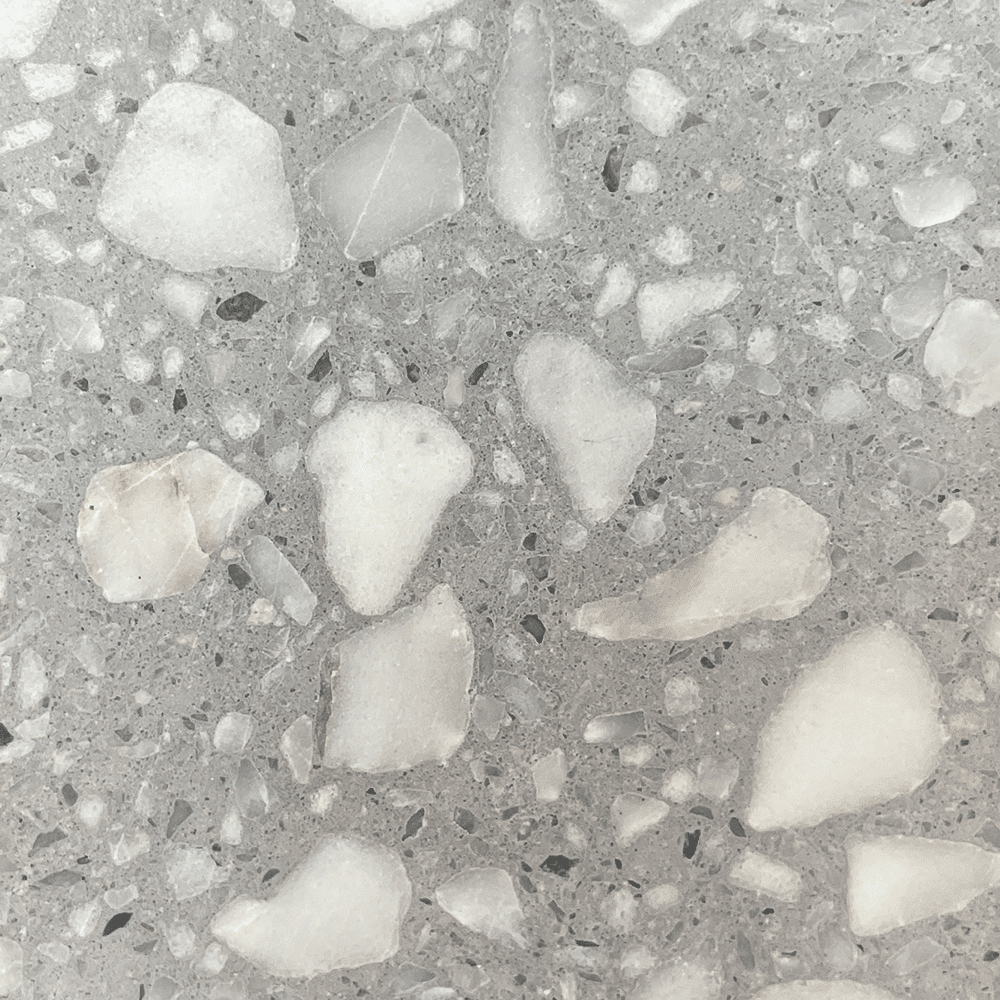 Terrazzo Classico 2.Si med lystgråt mix