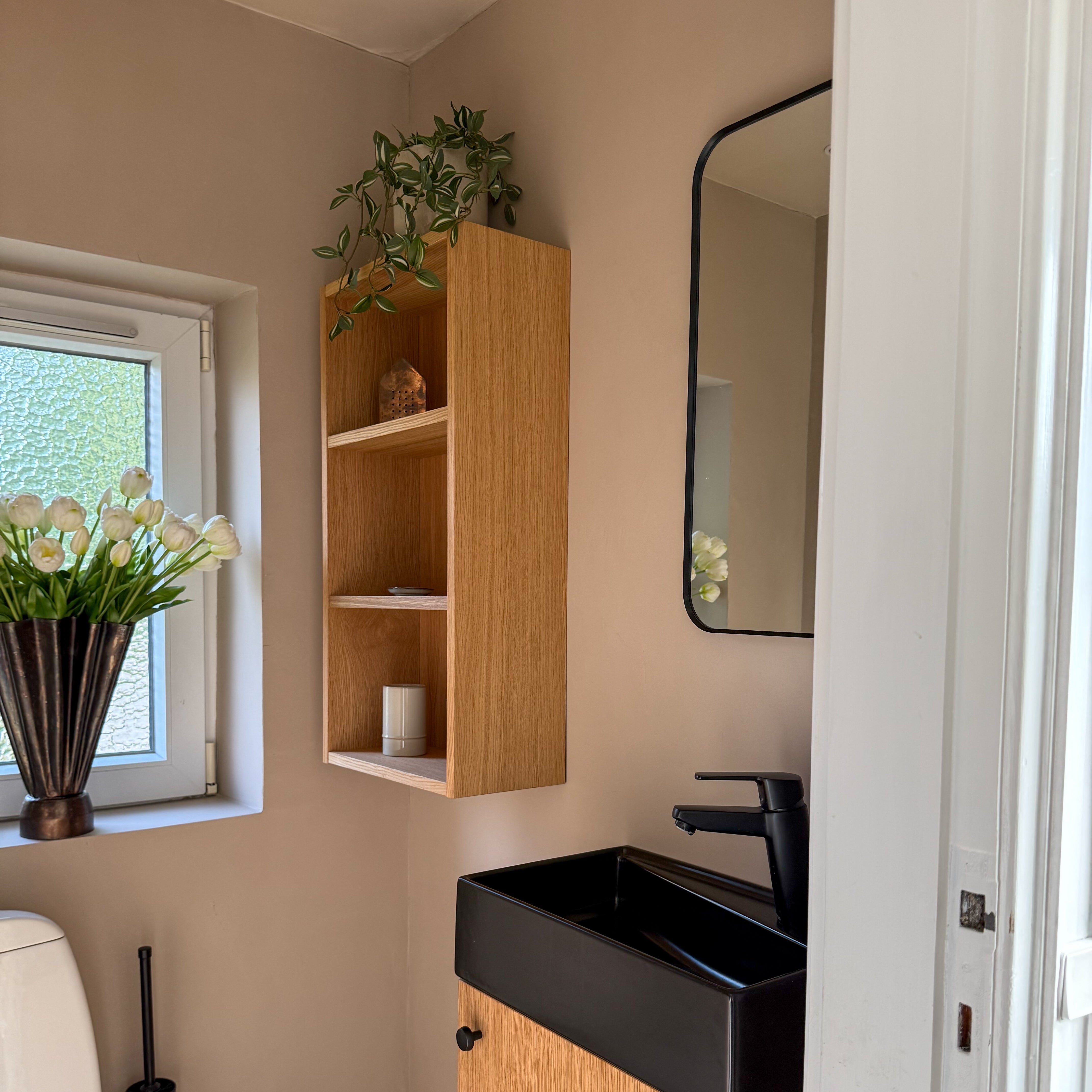 Nr. 4925 Snedker overskab/sideskab - 78 x 40 x 20 cm