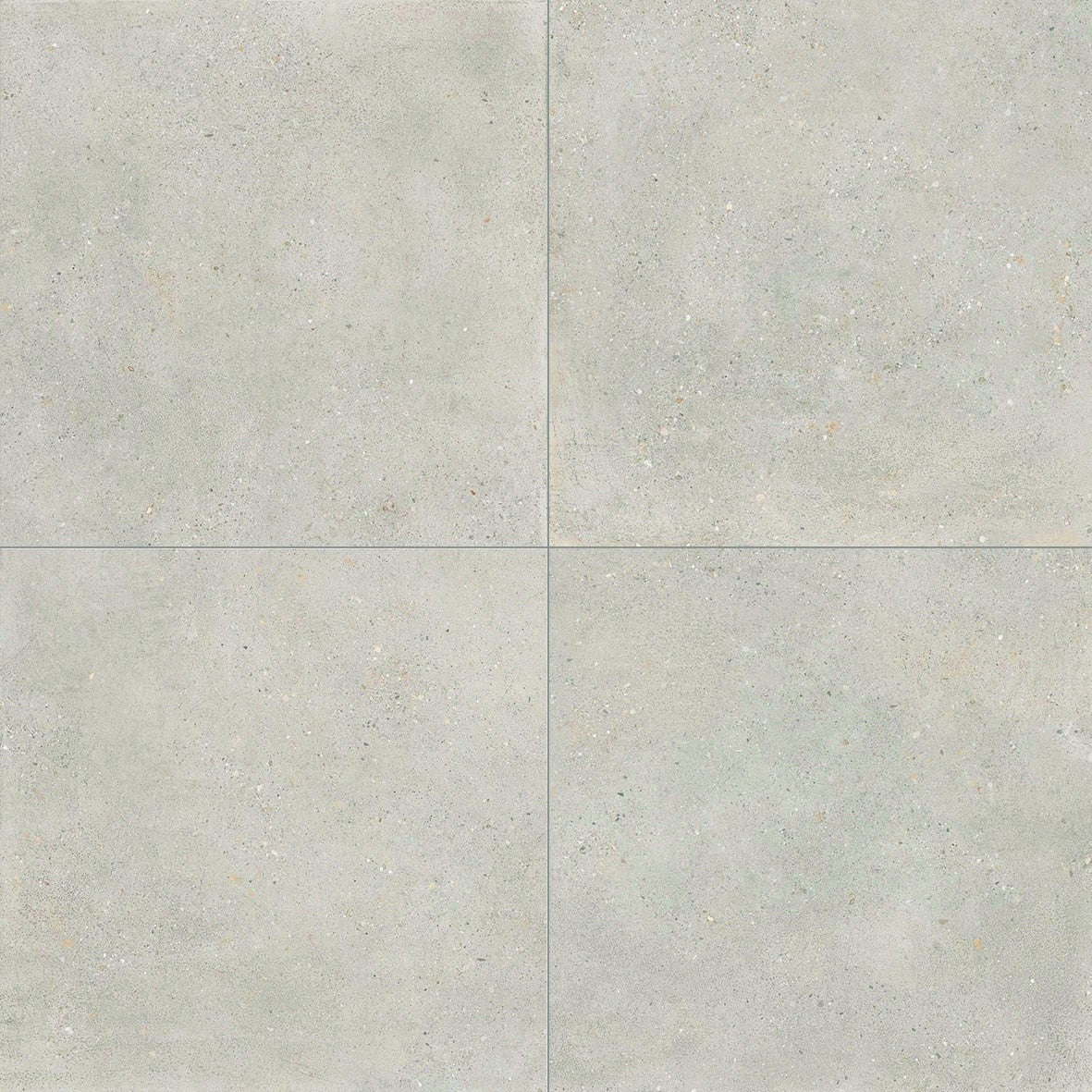 keramisk haveflise i silver betonlook