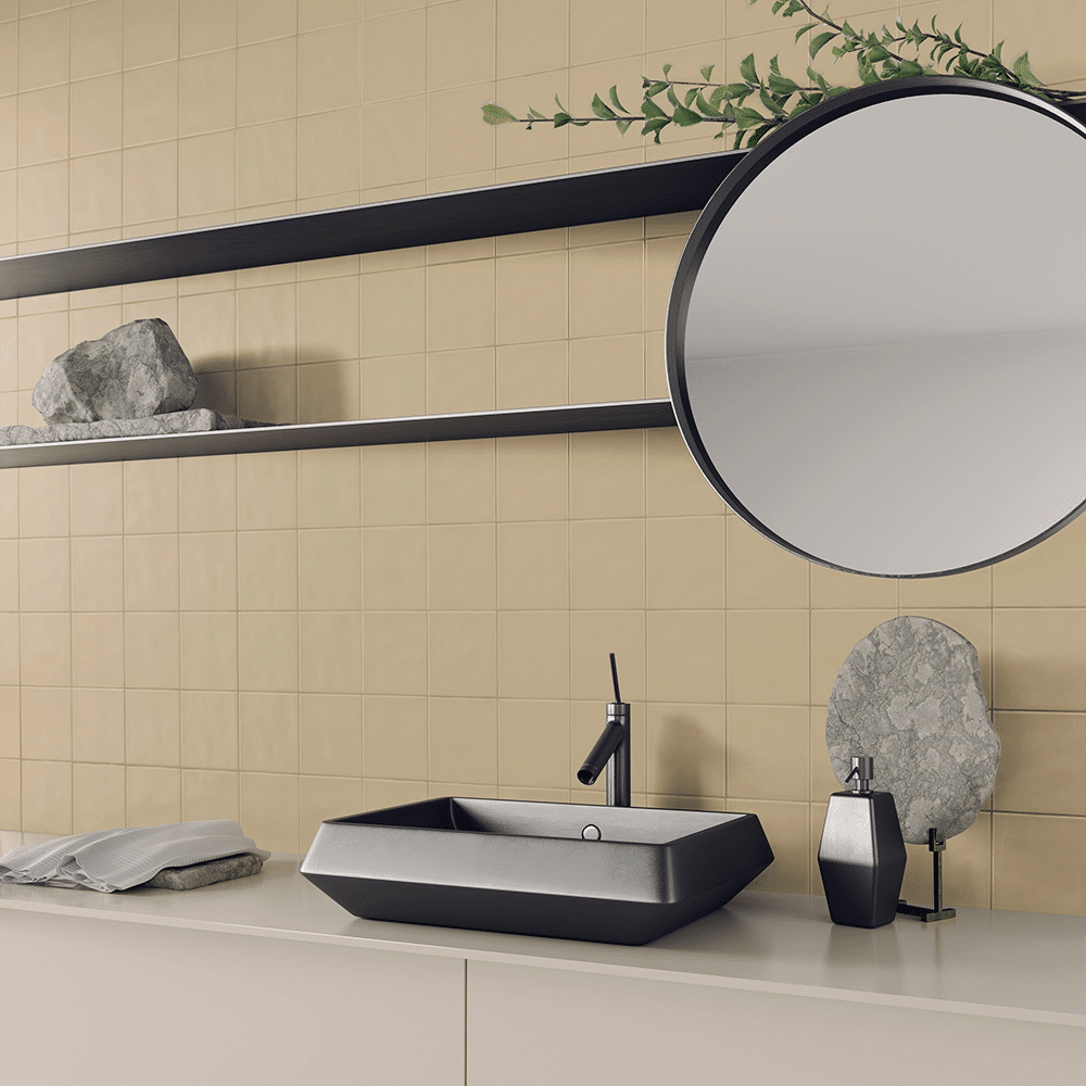 Pastello flisen i farven Linen