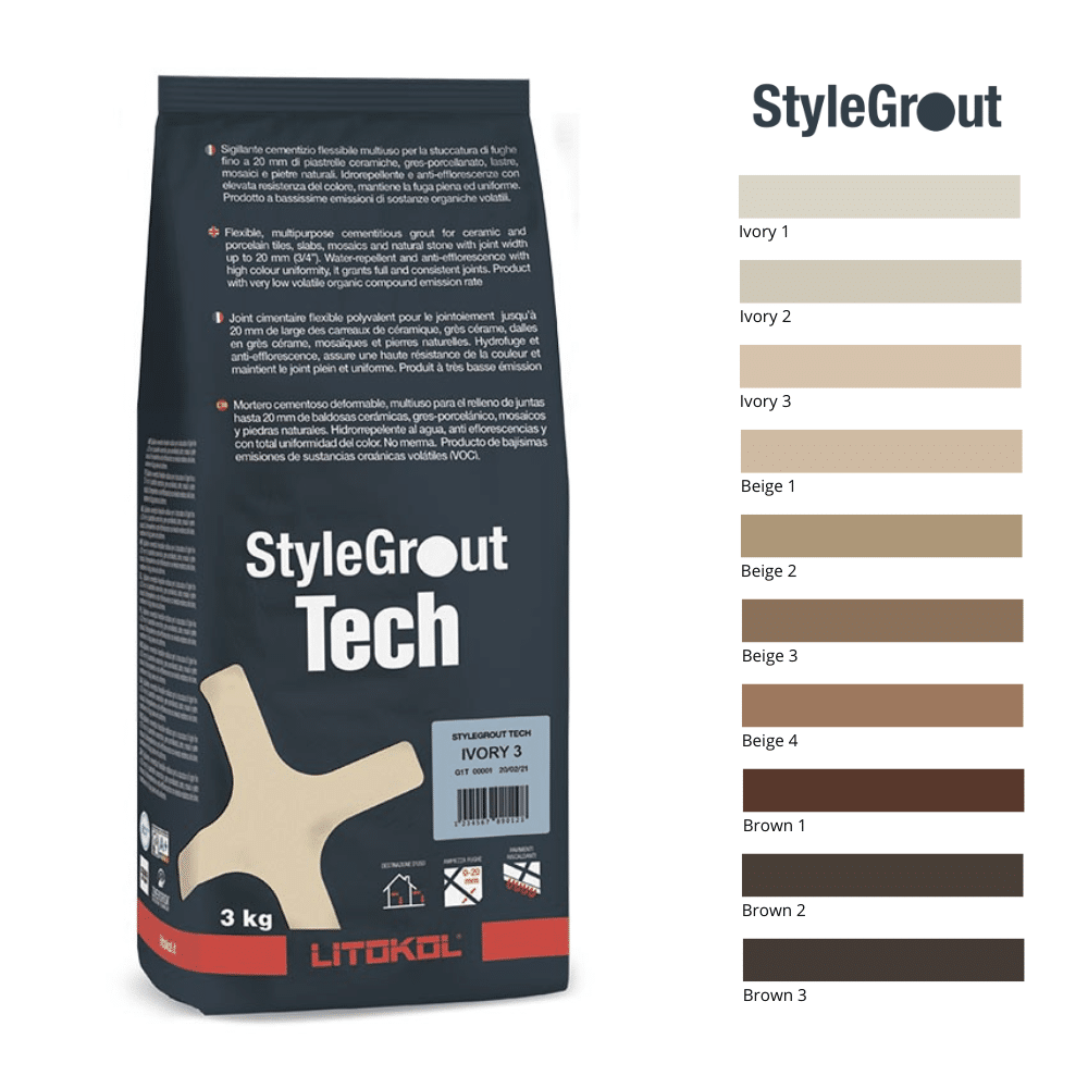 Litokol StyleGrout Tech i 10 varme toner