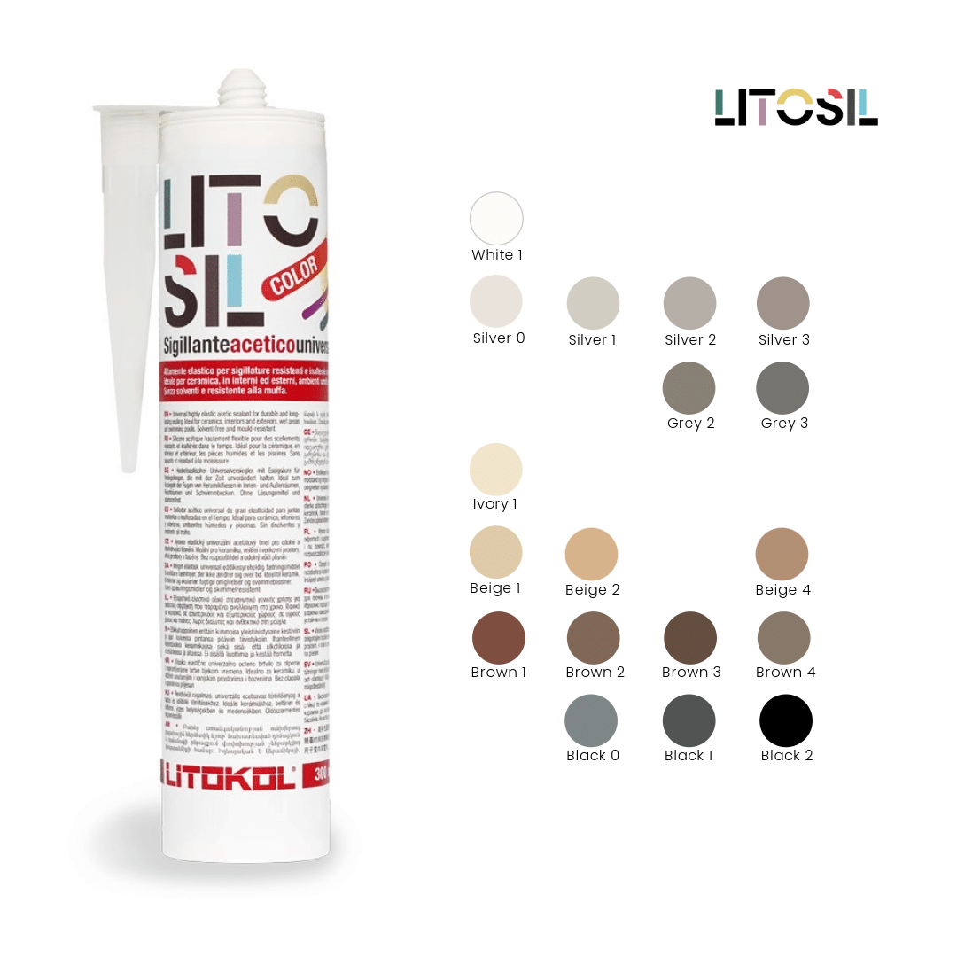 Litosil gummifuge i forskellige farver