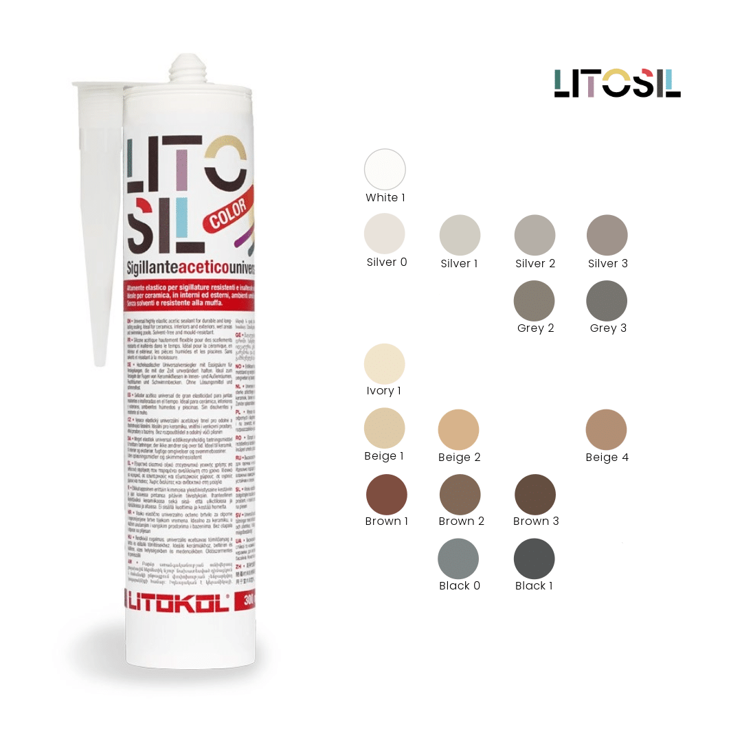 Litosil gummifuge i forskellige farver