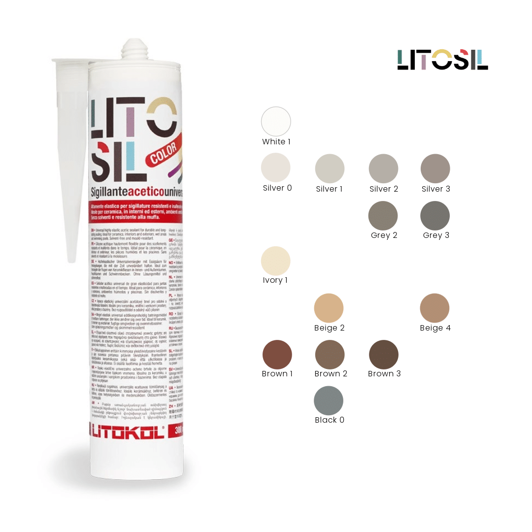 Litosil gummifuge i forskellige farver