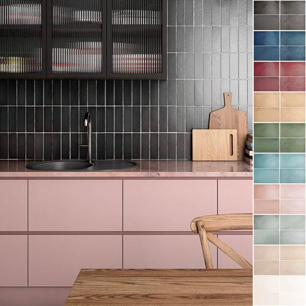 Mano flisen i farven Coal