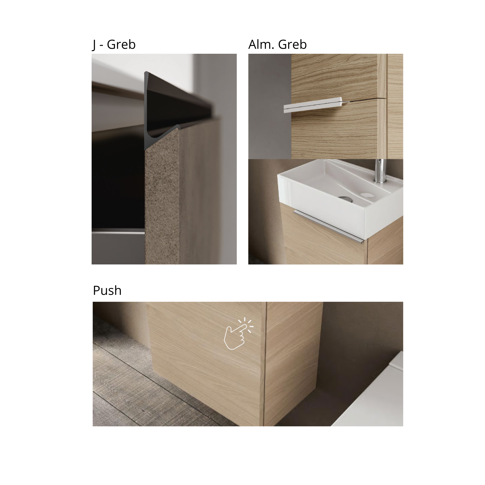 Milano 60 cm - Med opbevaringsrum og 45 forskellige farver