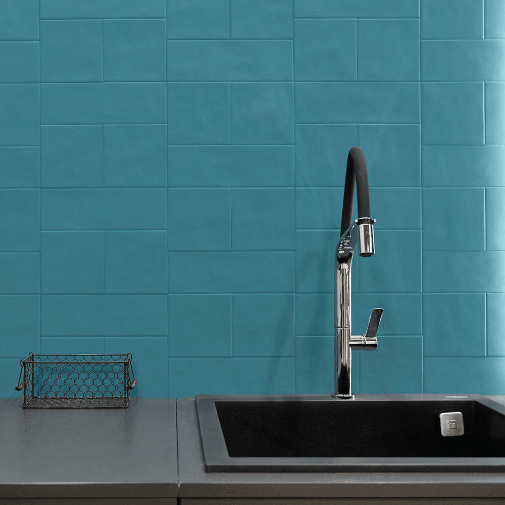 Pastello flisen i farven Misty Blue