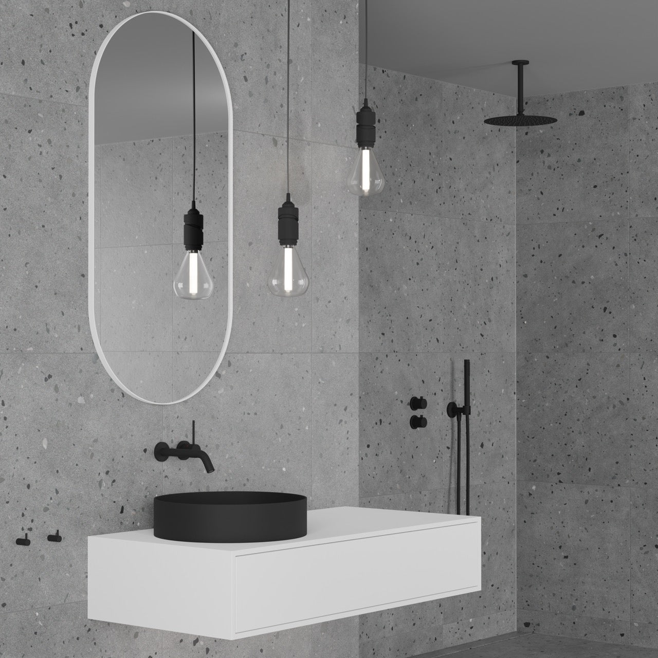 Scandtap S1000 badmøbel i Solid Surface