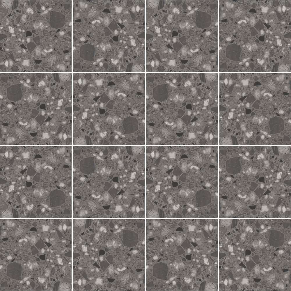 Andy med plain og terrazzolook