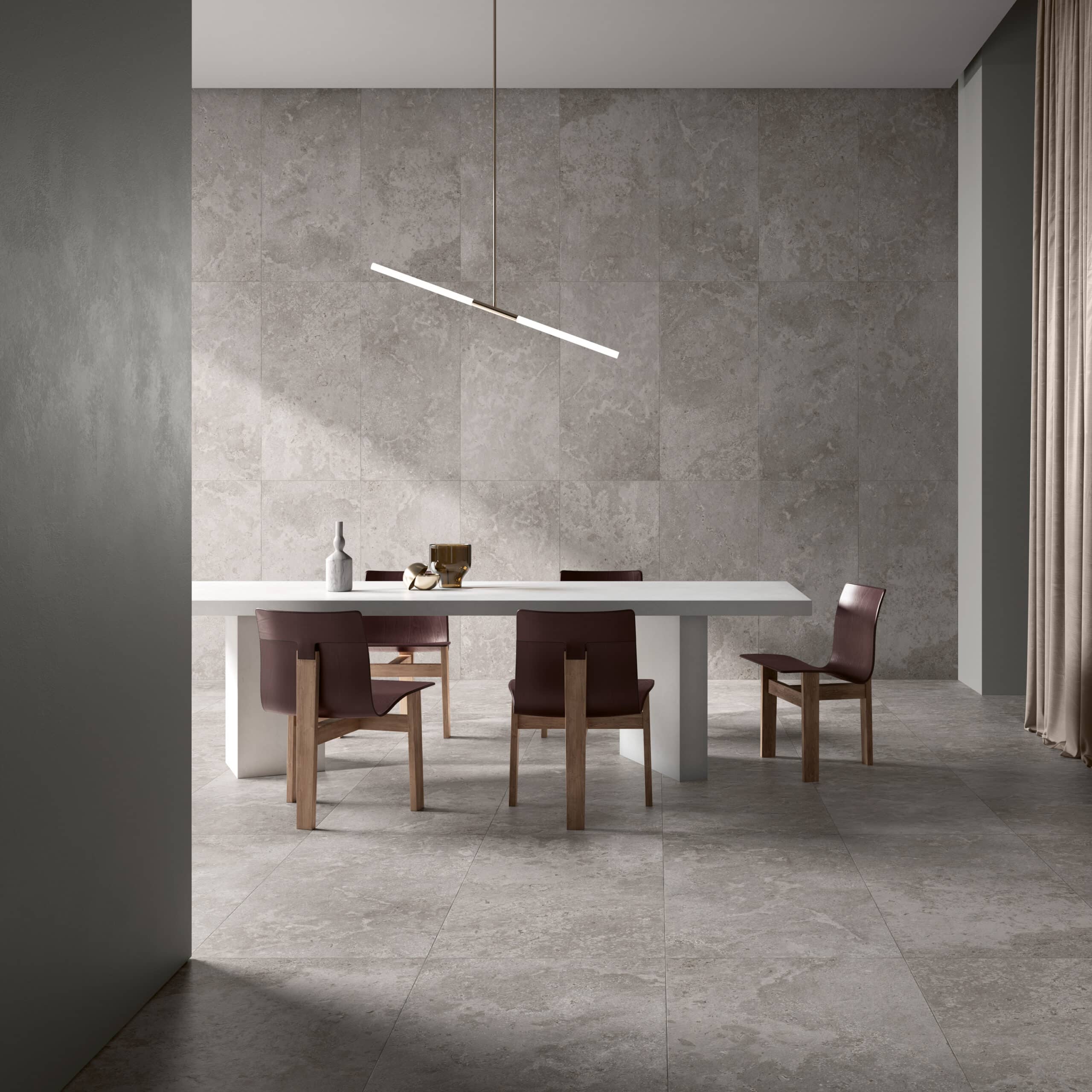 Times fliseserie til gulv og væg i farven grey