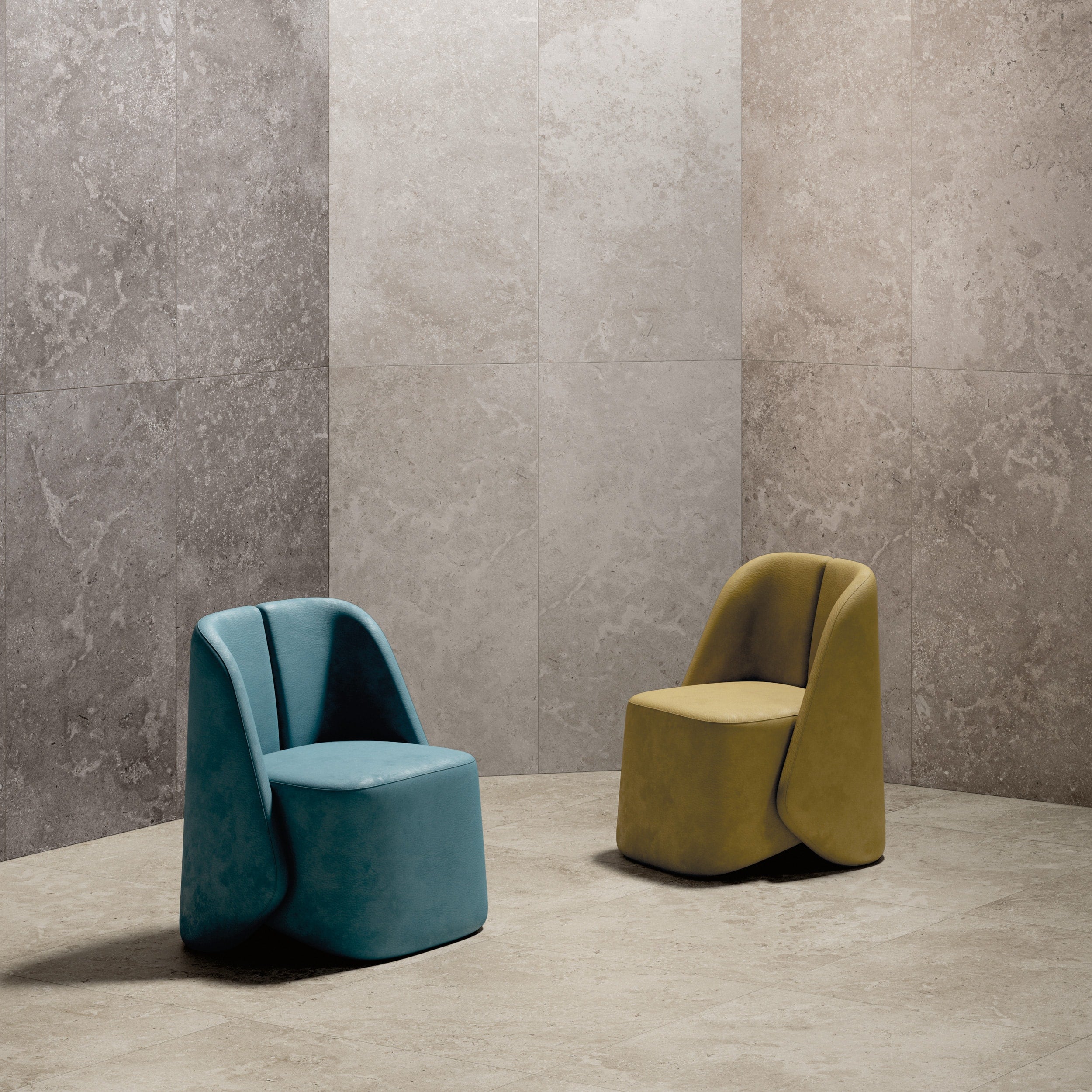 Times fliseserie til gulv og væg i taupe, grey, white, ivory