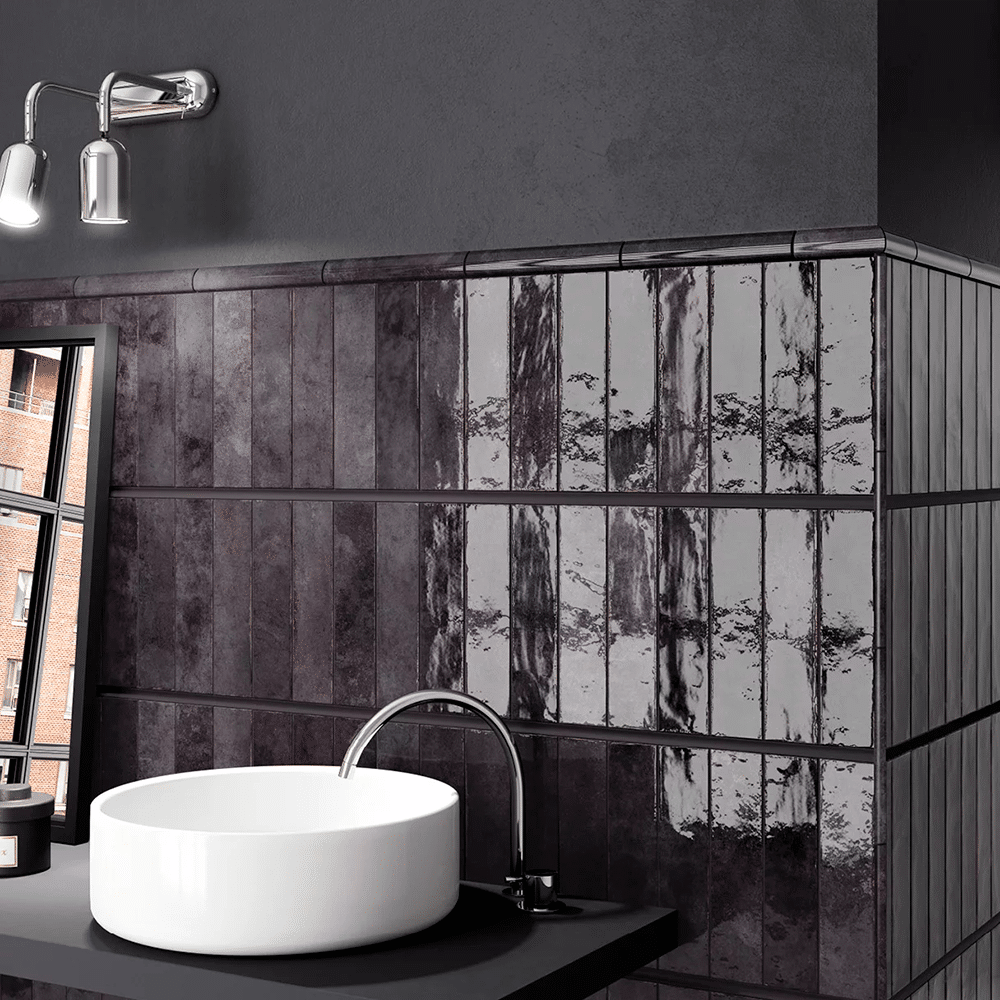 N.Y. flisen i farven Basalt