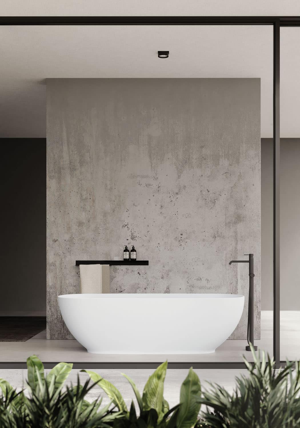 Venezia fritstående badekar i 2 størrelser