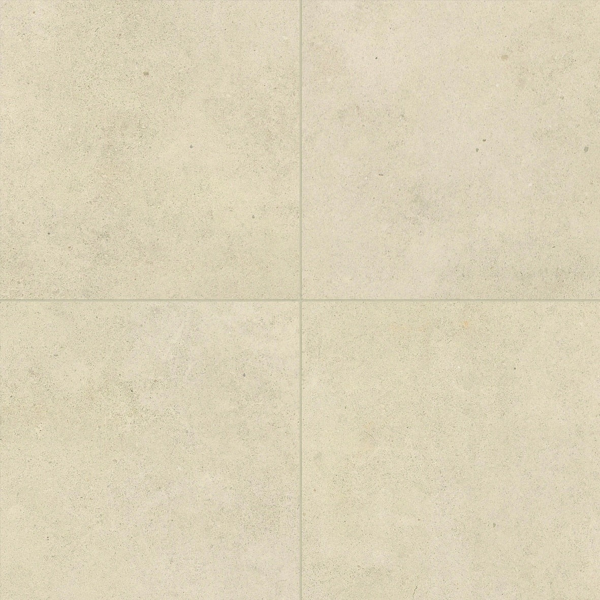 Cream haveflise i betonlook