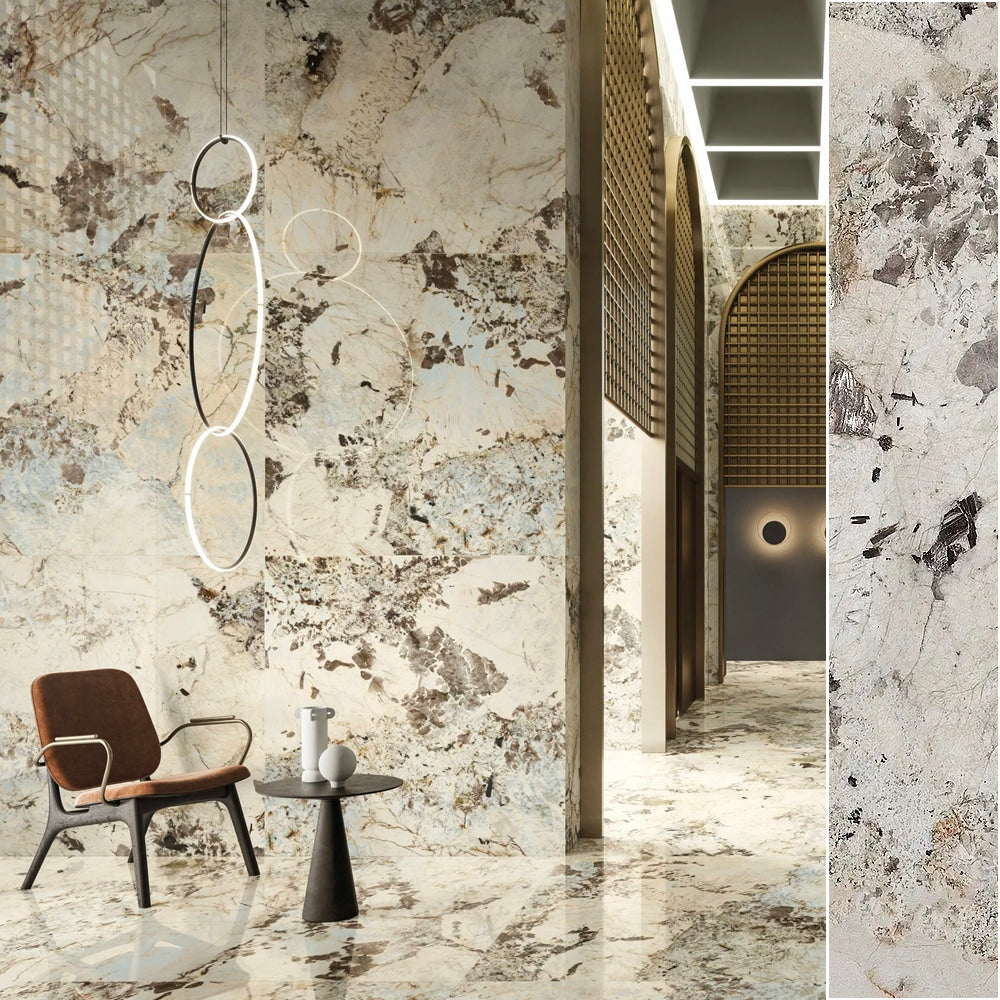 Marmi flisen i farven Bianco