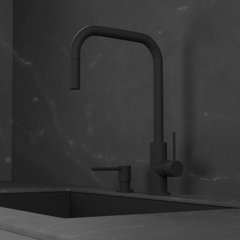 Scandtap Steel Accent Square køkkenarmatur