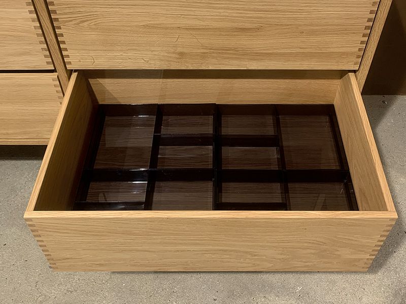 Acryl kasser til skuffer