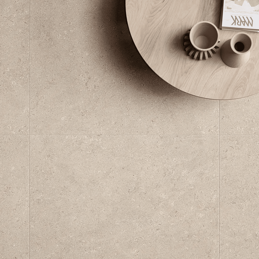 Age flisen i farven Ivory