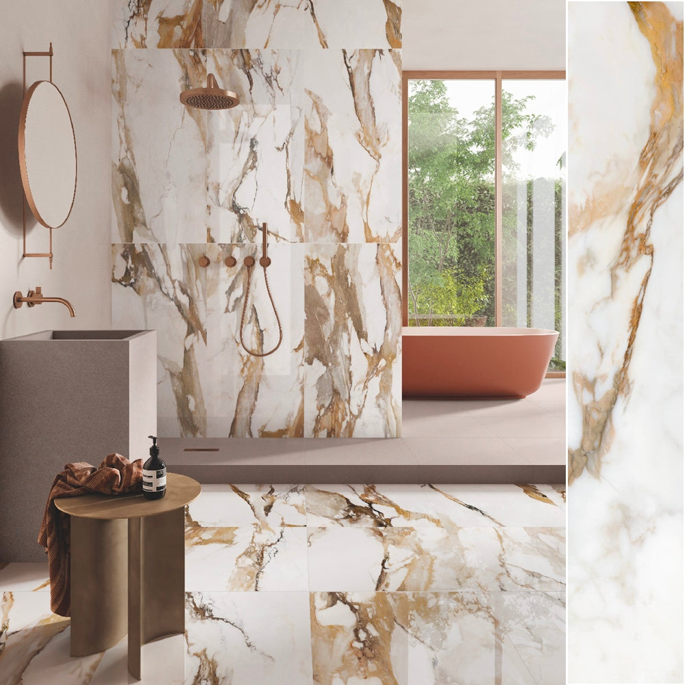 Marmi flisen i farven Oro