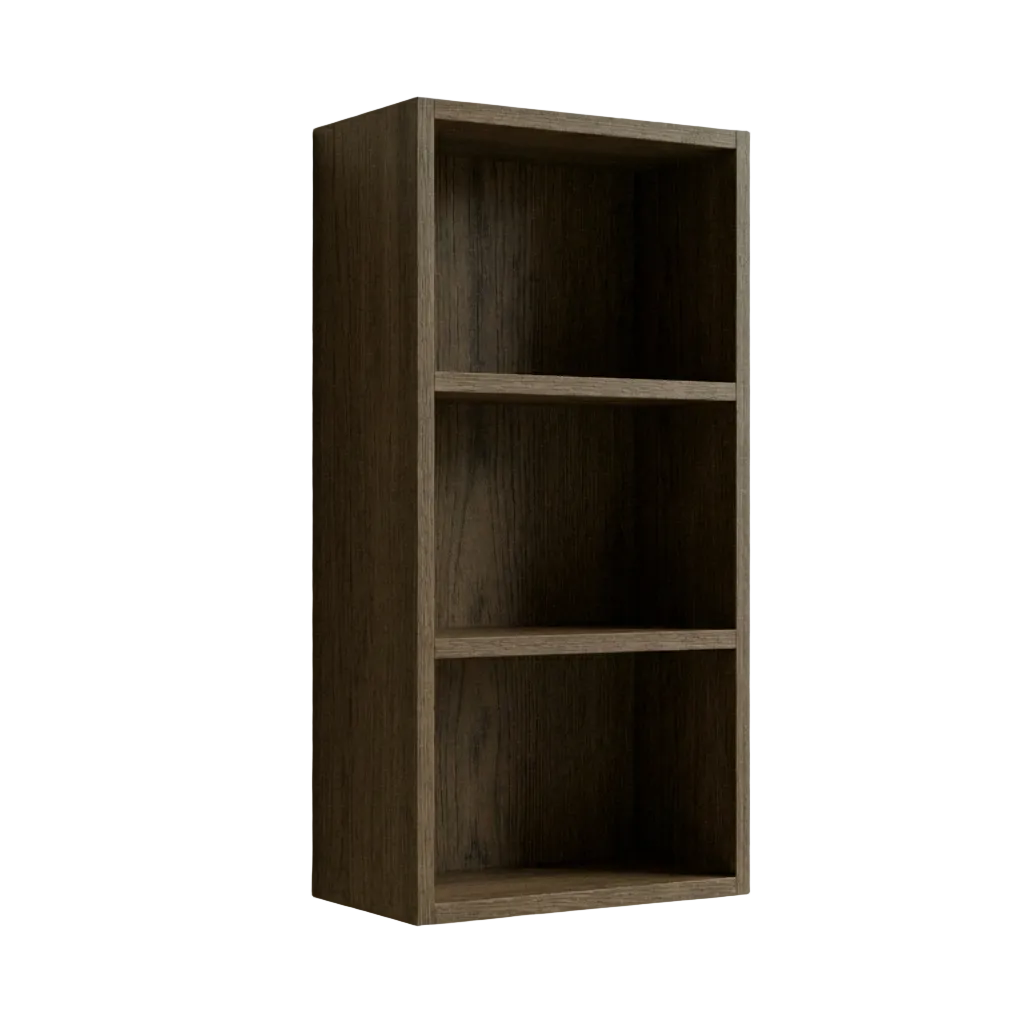 ALMA 3925 Snedker Overskab med Hylder - Mørk - 40 x 78 cm - LIMITED EDITION