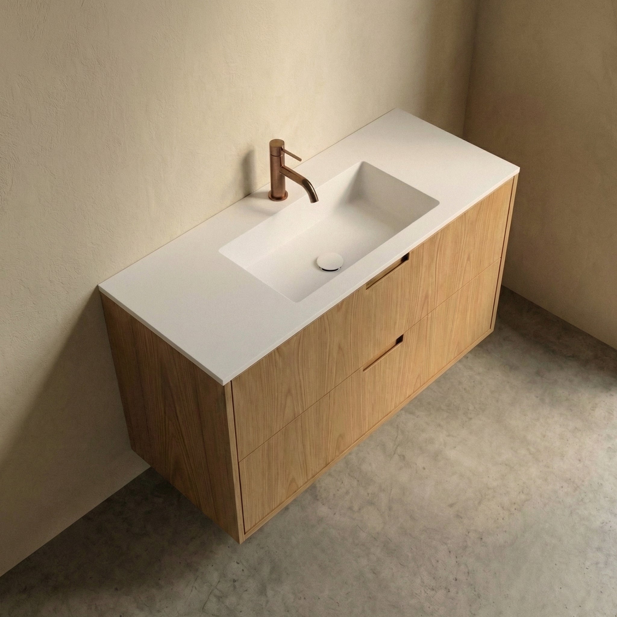 ALMA 3983 Snedker Badmøbel - Lys - 100 x 40 cm