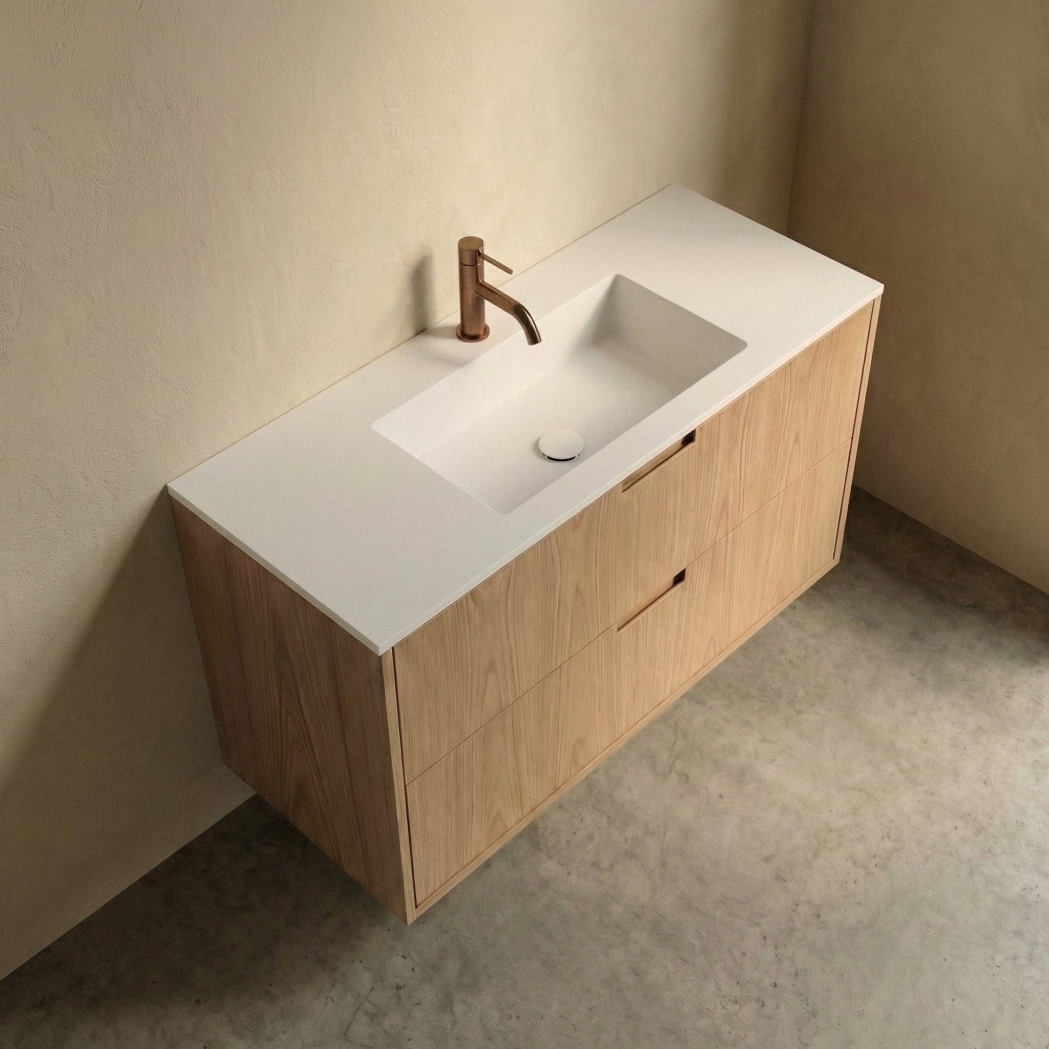 ALMA 3913 Snedker Badmøbel - Lys - 90 x 40 cm