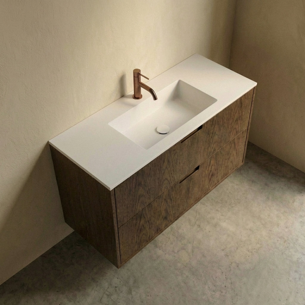 ALMA 3983 Snedker Badmøbel - Mørk - 100 x 40 cm - LIMITED EDITION